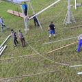 Zeltaufbau 