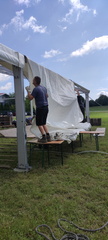 Zeltaufbau 